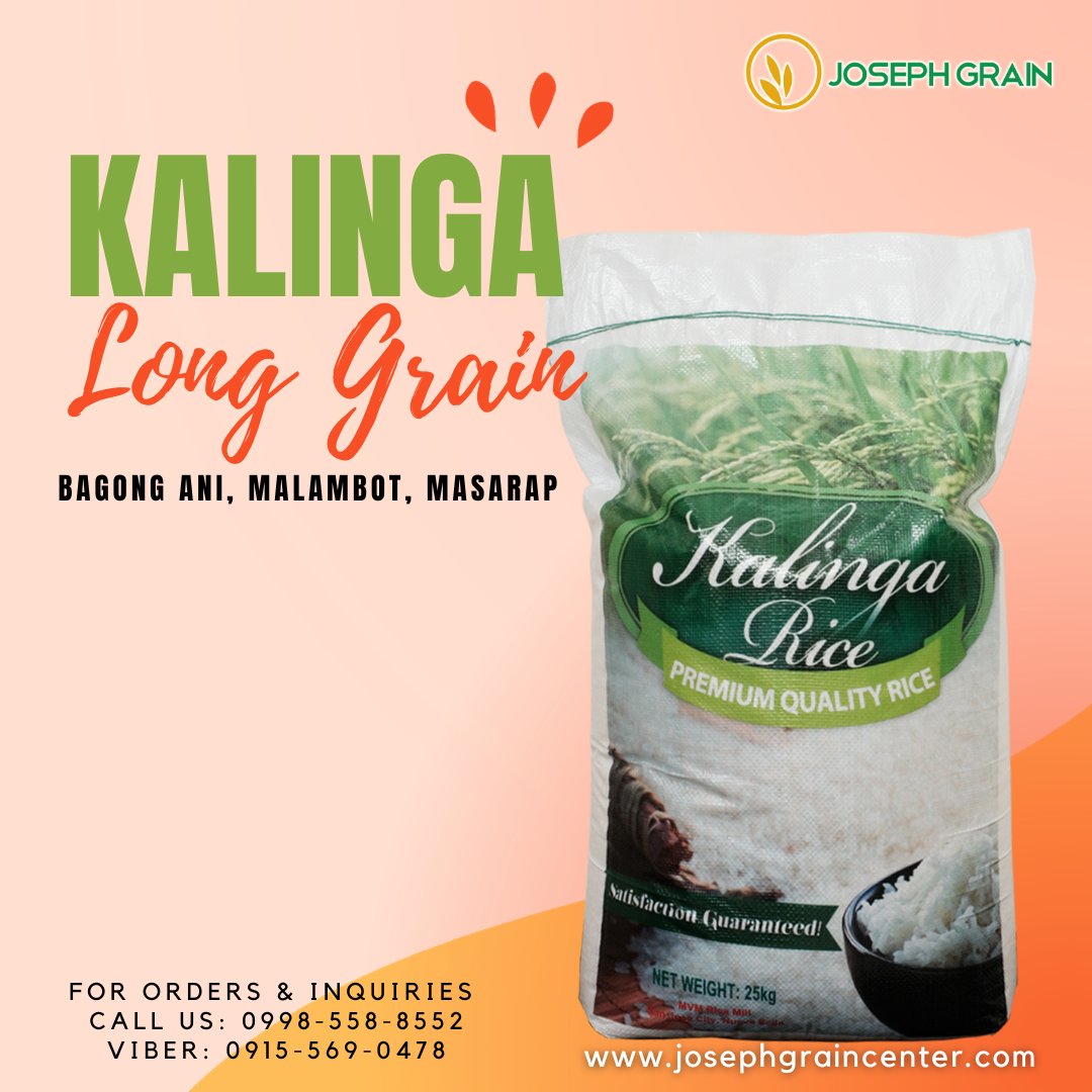 AteEdralin's tweet photo. Kalinga is one of the 📷best local rice in the Philippines, all-natural. Freshly harvested and milled.
📷Get yours now!
📷 0998-558-8552
📷 8361-0756
#kalingarice #longgrain #localrice #buylocal #eatfresh #nuevaecija #josephgrain #tatakpilipino #tataksigurado #tatakjosephgrain https://t.co/s4suzmSFS1
