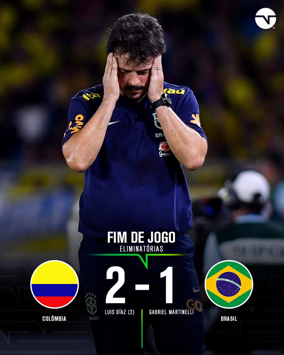 A ÚNICA REAÇÃO PRA ESSE MOMENTO DA SELEÇÃO É: TÁ FOD@... 🤬👀😳 O Brasil perdeu pela segunda vez seguida e viu a Colômbia virar de forma natural dentro de casa. O que aconteceu, Diniz? 😔😔