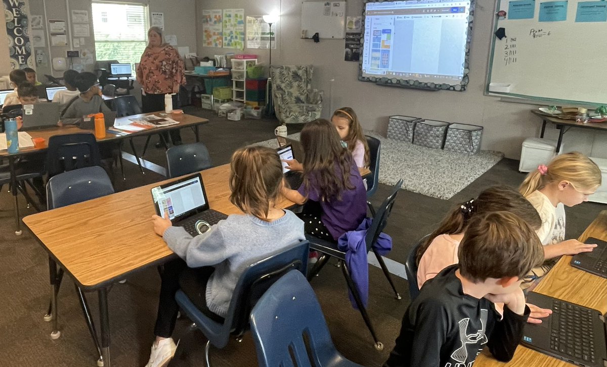 Loved collaborating with @flbteach as students learned <a href="/AdobeExpress/">Adobe Express</a> to extend their knowledge of our unit of study in 🎯 <a href="/NESBraves/">Nickajack Elementary</a> <a href="/CobbAlp/">Cobb ALP</a>
