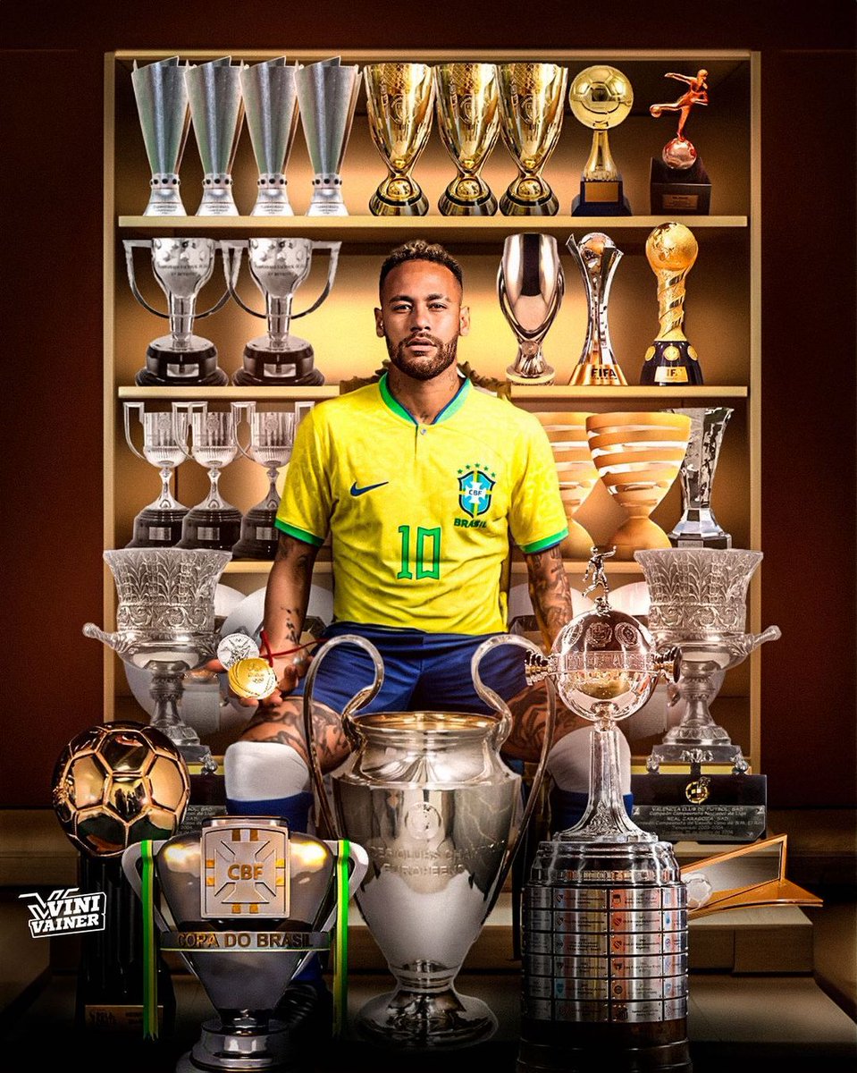 Alô CBF, pode mudar o nome para CBNF, Confederação Brasileira Neymar de Futebol. 

Volta logo meu 10, esses bagres tão precisando de você.