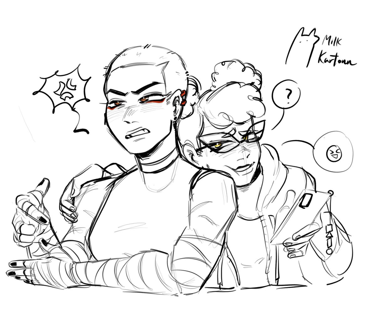 ikart_leche's tweet image. #capril sketch yippee !