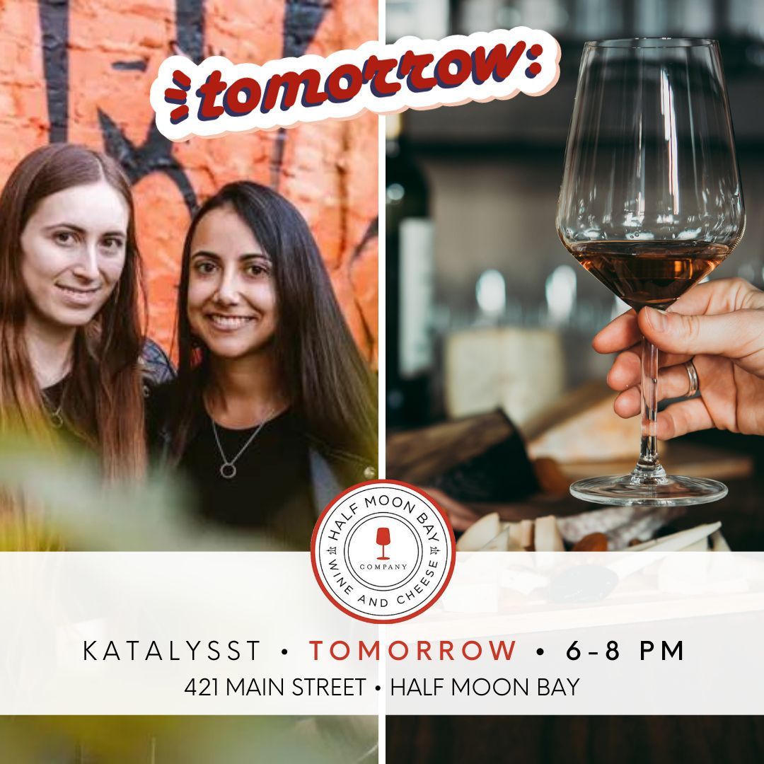 Come join us tomorrow night for an evening filled with progressive folk rock by Katalysst, complemented by the perfect pairing of wine, cheese, and all-around fun at the wine bar. 🎶🍷🧀 #FridayNightVibes #LiveMusic #Katalysst #WineBarExperience #HMBWineAndCheese