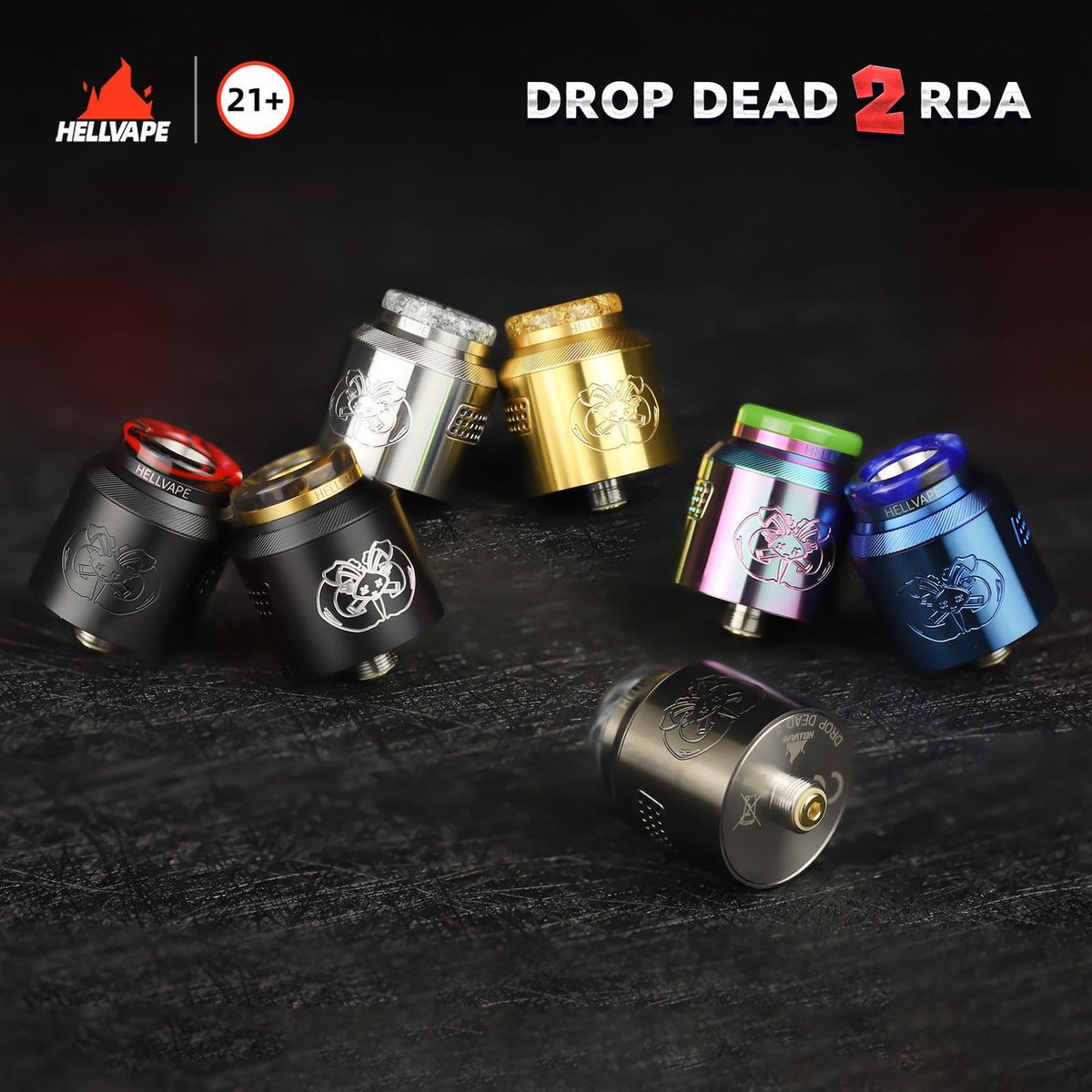 HealthCabin's tweet photo. 🌈🌈
🆕New Item - Hellvape Drop Dead 2 RDA🔥💨
✔️Dual coil
✔️Postless building deck
🙋Total 7 colors💙🖤🤍💛
..
💃Stay tuned:👇
https://t.co/Y15uGLx4Td
>
#hellvape #dropdead2rda #dropdead2 #hellvapedropdead2 #vapewholesale #vape #vapelife #vapenation #vapecommunity #電子タバコ https://t.co/Q9bxsc0kEt