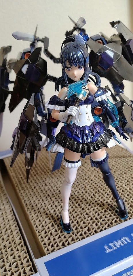 pocotan3's tweet photo. 灯織さんはゼルフィカールの武装を使用しています。

色はレーシングブルー、クリスタルカラーサファイアブルー、DEEPパープルと少しラメを使用してみました。

#30ms #シャニマス https://t.co/wXW2Y5Flqf