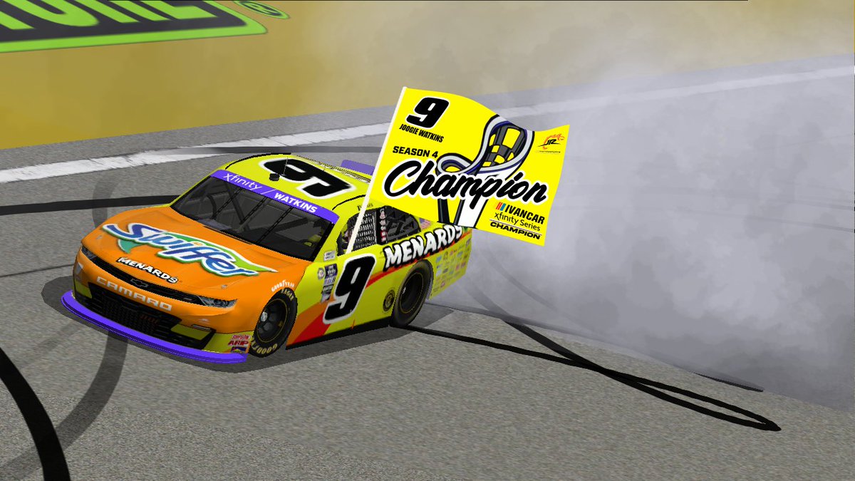 IVANCARMock's tweet photo. Drop from Cup to Xfinity? No problem!
@ImThinky is your #IXS Season 4 Champion! https://t.co/ONMUXVCXHk