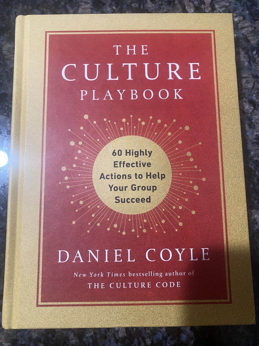 I have read and loved the Culture Code by <a href="/DanielCoyle/">DanielCoyle</a>. This one was recommended by a student. It is concise and offers advice on how to create a strong culture. Also include pages for reflection.