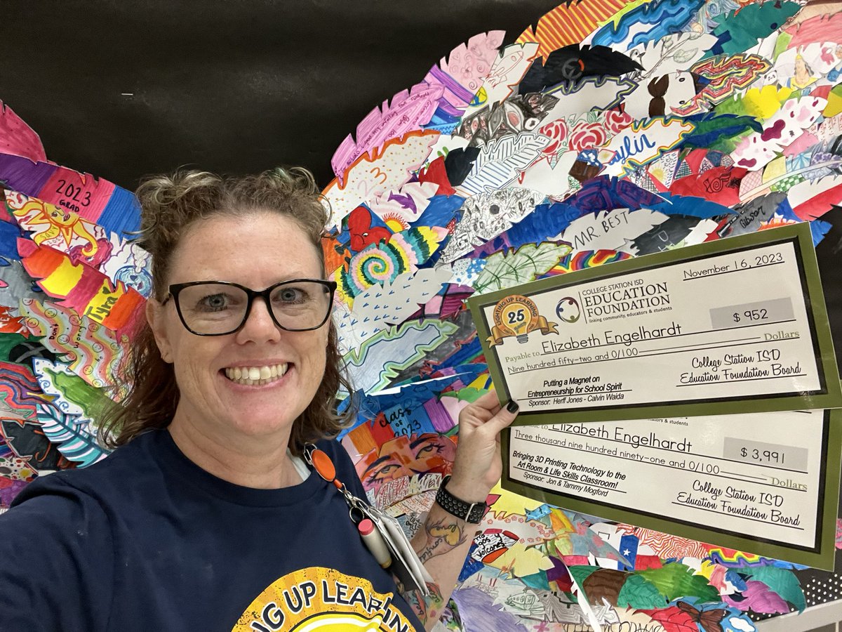 eengelhardtedu's tweet photo. Thank you @Give2Kids for always supporting our students!! We love #GrantPatrol because it feels like Christmas!! @ConsolHS #SuccessCSISD #Tigerproud #ConsolConnections https://t.co/qbM3jBOh0z