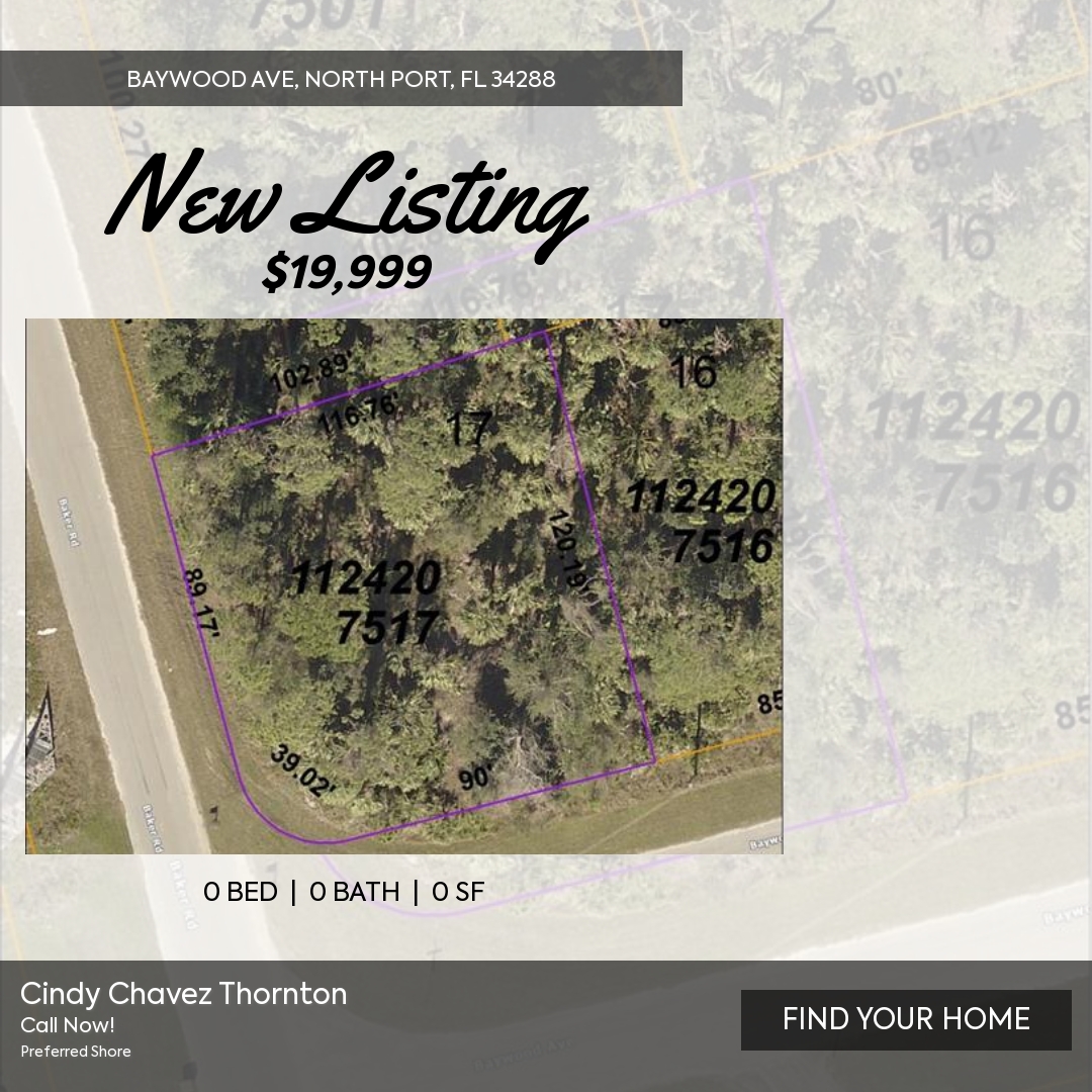 bluespirithomes's tweet photo. Excellent sized lot and in a growing community! It is on a quiet street, no HOA, no deed restrictions. Electricity is nearby. 25 miles away from Englewood Beach, 9 miles from Port Charlotte Beach Park and 6 miles away from Murdock shopping and dining area. Come and build the home https://t.co/pc07Ijxhrk