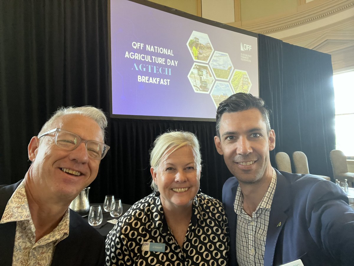 Richard Shannon (@horttake) on Twitter photo No better way to start #AgDayAu than with the now annual <a href="/QldFarmers/">Queensland Farmers' Federation</a> breakfast. This year <a href="/philmorle/">Phil Morle ππ»</a> at Main Sequence set out the enormous opportunity the need to feed 10 billion mouths by 2050 presents and the role of #agtech. Great food for thought!
<a href="/JoSheppard04/">Jo Sheppard</a> No better way to start #AgDayAu than with the now annual <a href="/QldFarmers/">Queensland Farmers' Federation</a> breakfast. This year <a href="/philmorle/">Phil Morle ππ»</a> at Main Sequence set out the enormous opportunity the need to feed 10 billion mouths by 2050 presents and the role of #agtech. Great food for thought!
<a href="/JoSheppard04/">Jo Sheppard</a>