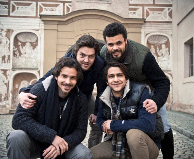 JuttaFreudig's tweet photo. #MusketeersEurope Ten years ago when it began #TheMusketeers 😍❤️⚜️ starting #Bootcamp 2013 and taking iconic photos - serious and smiling 😃 #TomBurke #Athos #LukePasqualino #DArtagnan #SantiagoCabrera #Aramis #HowardCharles #Porthos Souce: #ColinWratten #MissingTheMusketeers https://t.co/NiGQs0E6BN