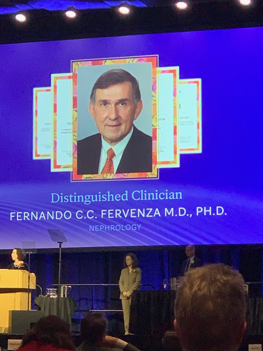 Congratulations to my friend @fervenzafernan1 for receiving the Mayo Clinic Distinguished Clinician Award at the 2023 annual staff meeting. Most deserving. Happy and proud.