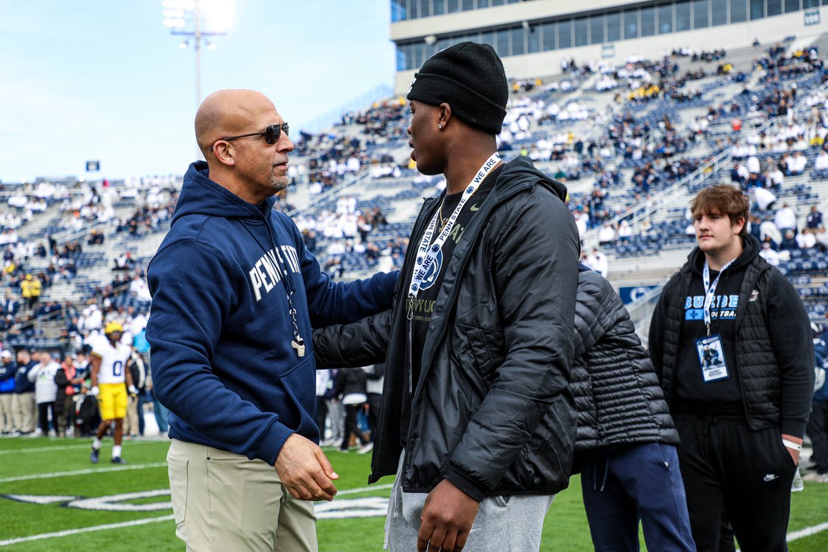 Had a great time attending PSU vs Michigan
Thank you for having me out <a href="/PennStateFball/">Penn State Football</a> 
<a href="/calebtyler_psu/">Caleb Tyler</a>