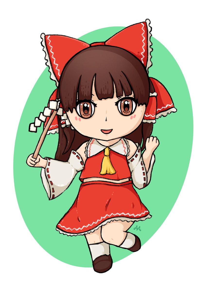 Design3DS's tweet image. I’ve been getting more interested in Touhou some time ago, so I drew Reimu because her outfit is on the more simple side. I like how this one turned out, but there’s a lot to work on, especially posing.

#Touhou 
#touhouproject 
#東方
#東方Project 
#博麗霊夢 
#Reimu