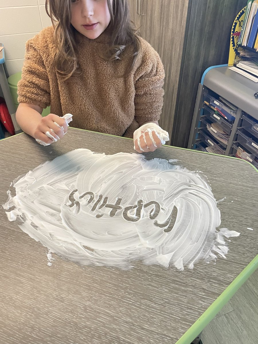 Always a fun way to practice our spelling words! #theMESway