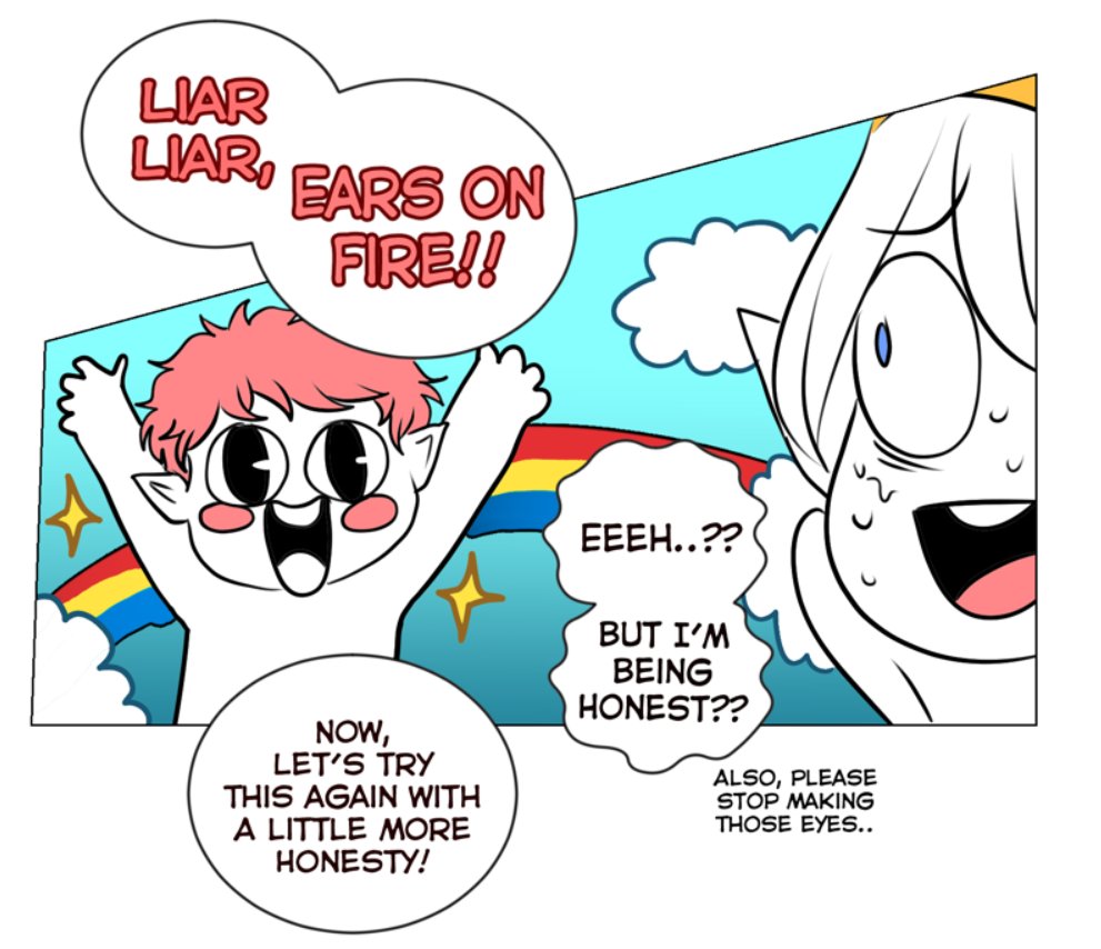 Ticklerust's tweet photo. LIAR LIAR EARS ON FIRE
@webtooncanvas #canvashiddengems #webtooncanvas #canvashiddengem #webtooncanvashiddengems https://t.co/ZSRzwZnwAs
