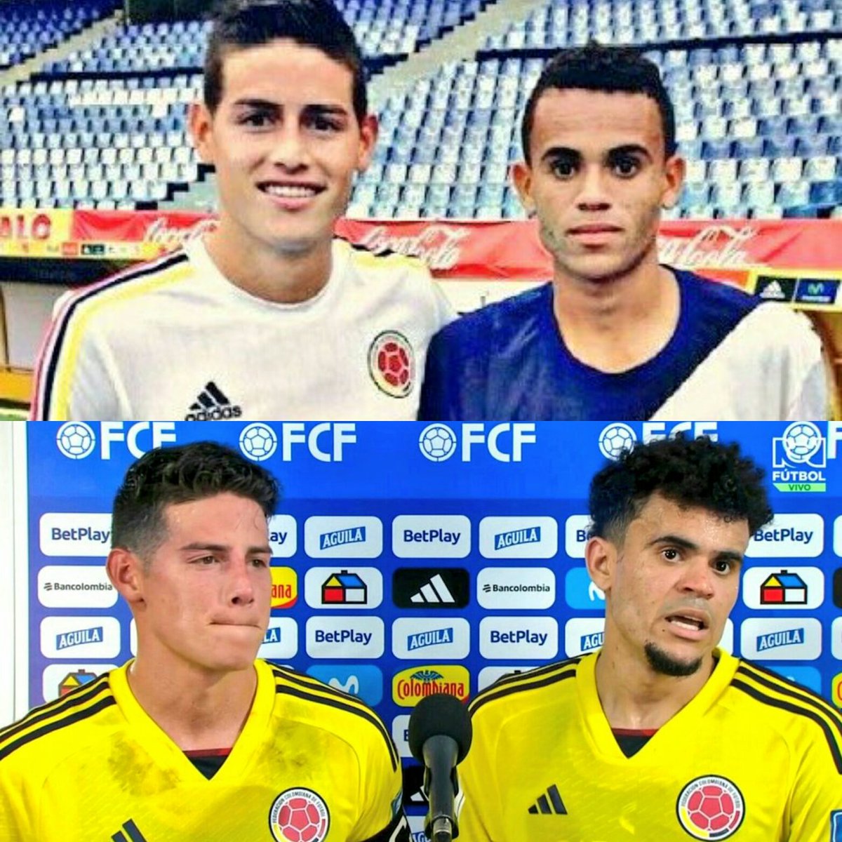 BarranquillaBQ's tweet photo. Cómo empezó / Como Vamos
James Rodríguez y Luis Díaz
#VamosColombia #DaleRT https://t.co/ASgQ2KJIWG