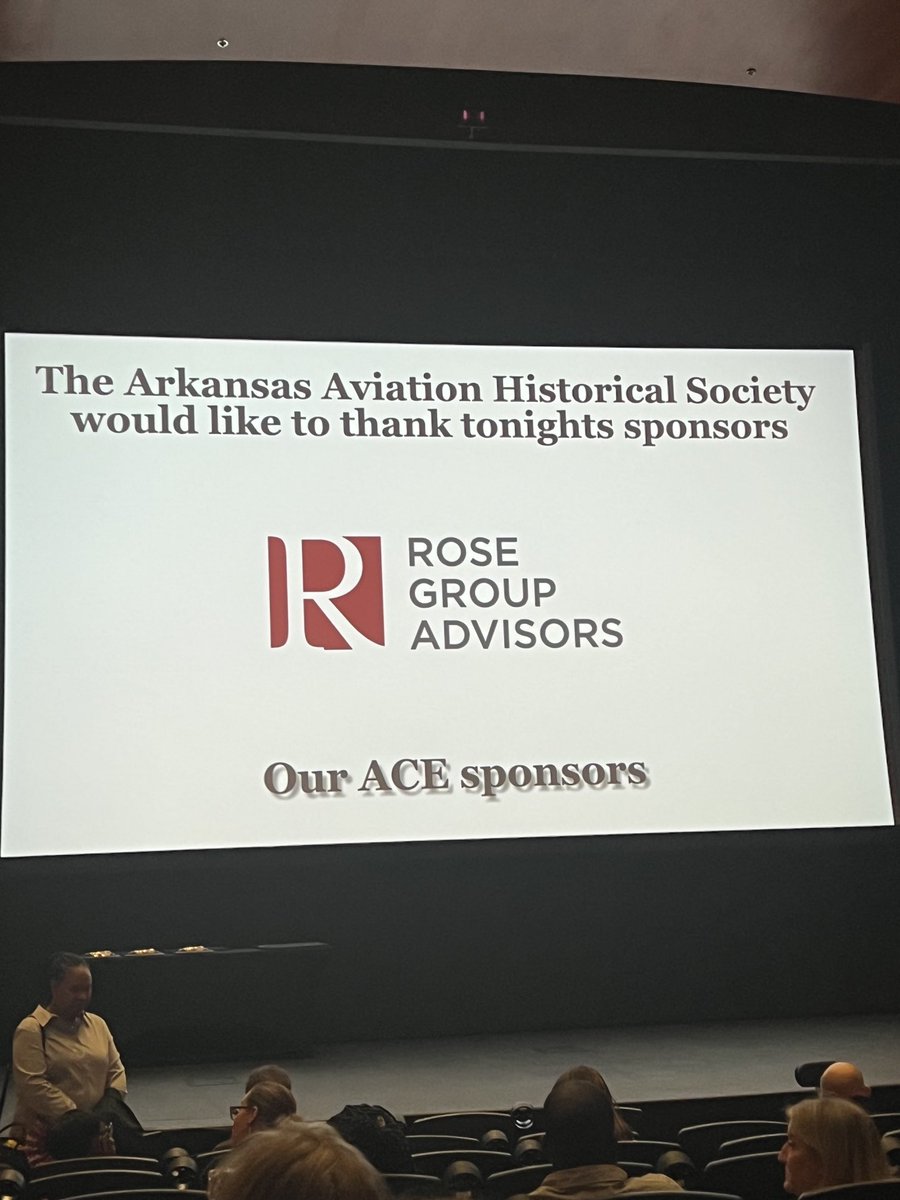 Proud of our Rose Group Advisors supporting scholarships for deserving aeronautical students at tonight's  AR Aviation Hall of Fame ceremony