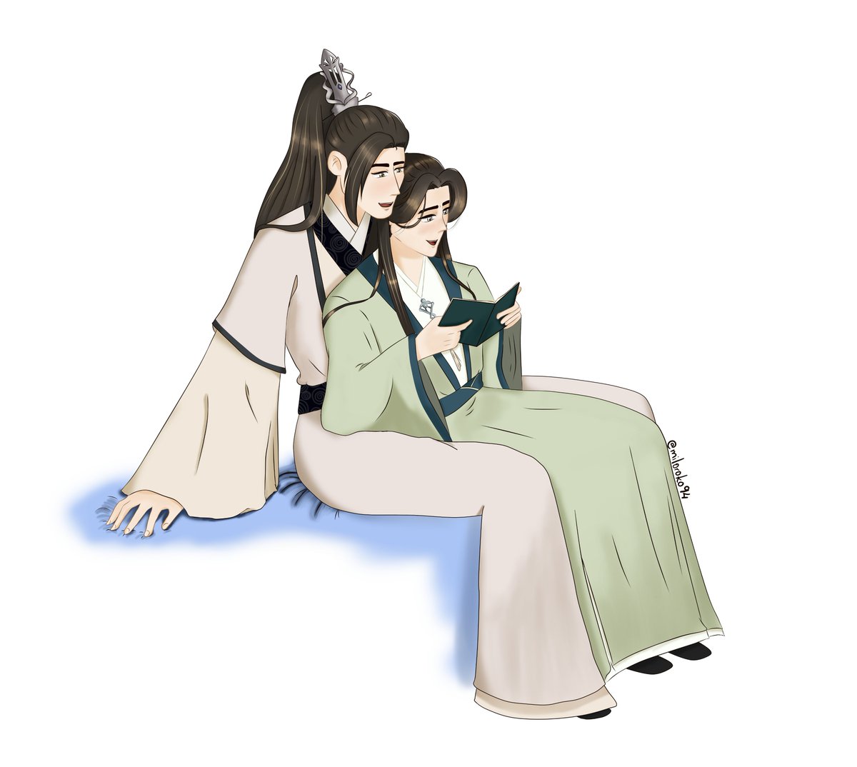 Krl_Sanz's tweet photo. Tenía muchas ganas de dibujar algo de "The Wife is first", me parece que son de las parejas más dulces sobre las que he leído 😭💖 aparte que fue un break entre los libros de wuxia y xianxia que venía leyendo
#妻为上 #Thewifeisfirst #Youownmyall #Jingshao #Junqing https://t.co/Aa4Cex0ndX