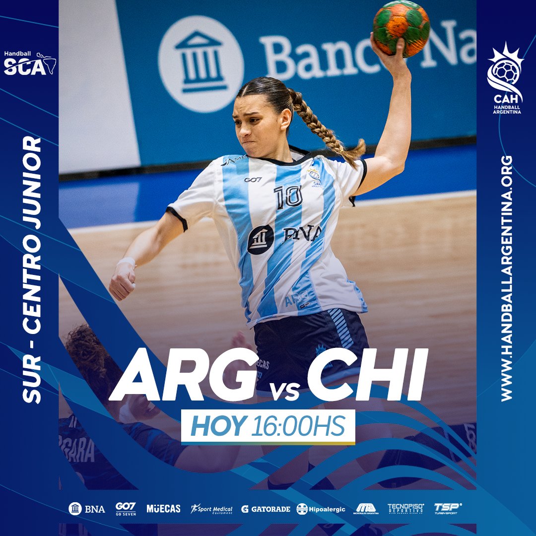 ¡JUEGA ARGENTINA! 🇦🇷⚔️

🏆 Sur-Centro Junior
📅 Semifinal
🆚 Chile 🇨🇱
⏰ 16:00hs
🏟️ La Casa del Handball Argentino
🎟️ Venta de entradas en la puerta del estadio
📺 YouTube Coscabal (Link en historias)