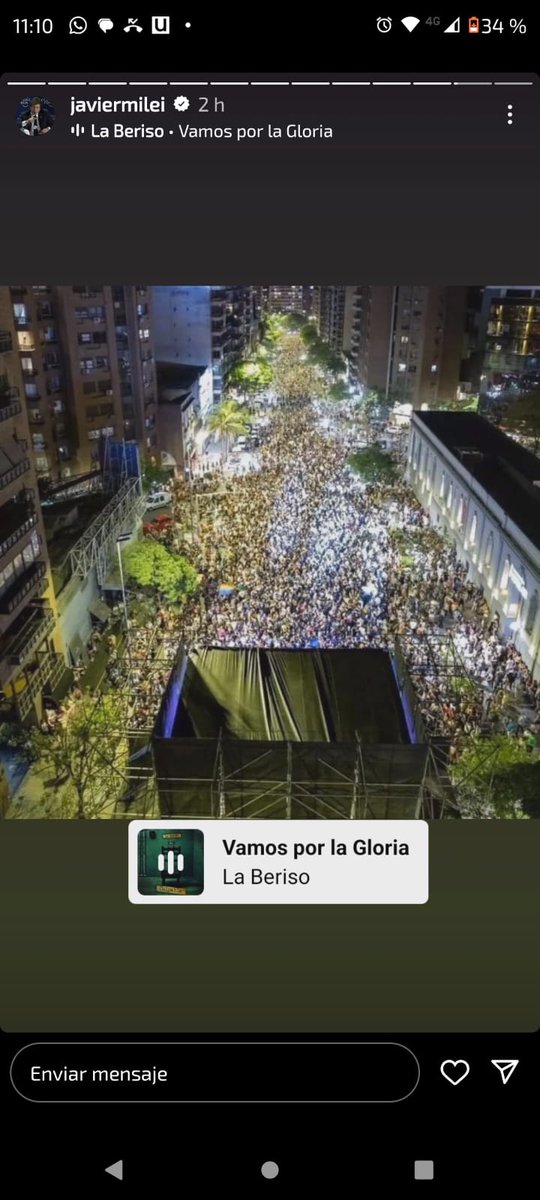 VirDurigon's tweet photo. Victoria Villarruel y Milei nos robaron una foto de nuestro escenario de la marcha de orgullo Córdoba 2023 y la viralizan como si fuera marcha de ellos. Te roban hasta las fotos. https://t.co/38TPfyiOcI