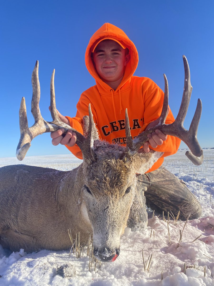 My sons second year of hunting and second buck. He’s off to a good start