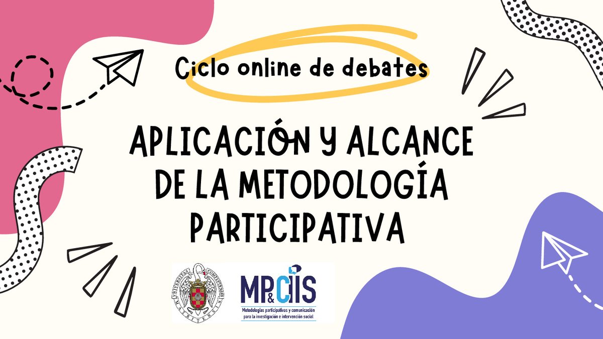 JesusMunoz_Chus's tweet photo. Desde 𝗠𝗣𝗖𝗜𝗜𝗦 os invitamos al 𝗰𝗶𝗰𝗹𝗼 𝗱𝗲 𝗱𝗲𝗯𝗮𝘁𝗲𝘀 𝗴𝗿𝗮𝘁𝘂𝗶𝘁𝗼 𝗼𝗻𝗹𝗶𝗻𝗲 entorno a experiencias prácticas participativas en ámbitos tan interesantes como el 𝗰𝗼𝗺𝘂𝗻𝗶𝘁𝗮𝗿𝗶𝗼, 𝗴é𝗻𝗲𝗿𝗼 𝘆 𝗲𝗰𝗼𝘀𝗼𝗰𝗶𝗮𝗹
@laperifericaCPT @RICCAP_org y Red CIMAS https://t.co/5DCdsQRXRn