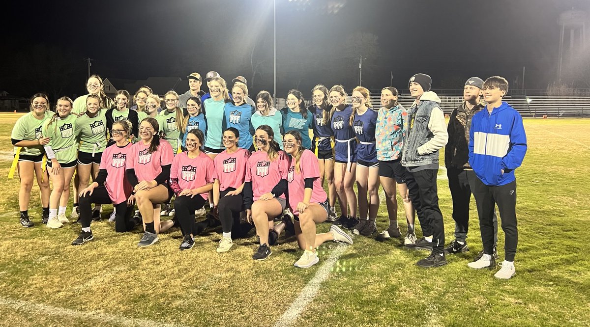 rivertonrams's tweet image. Thank you to everyone involved in the powder puff game! $222 was raised to help support the Christmas Angels program!