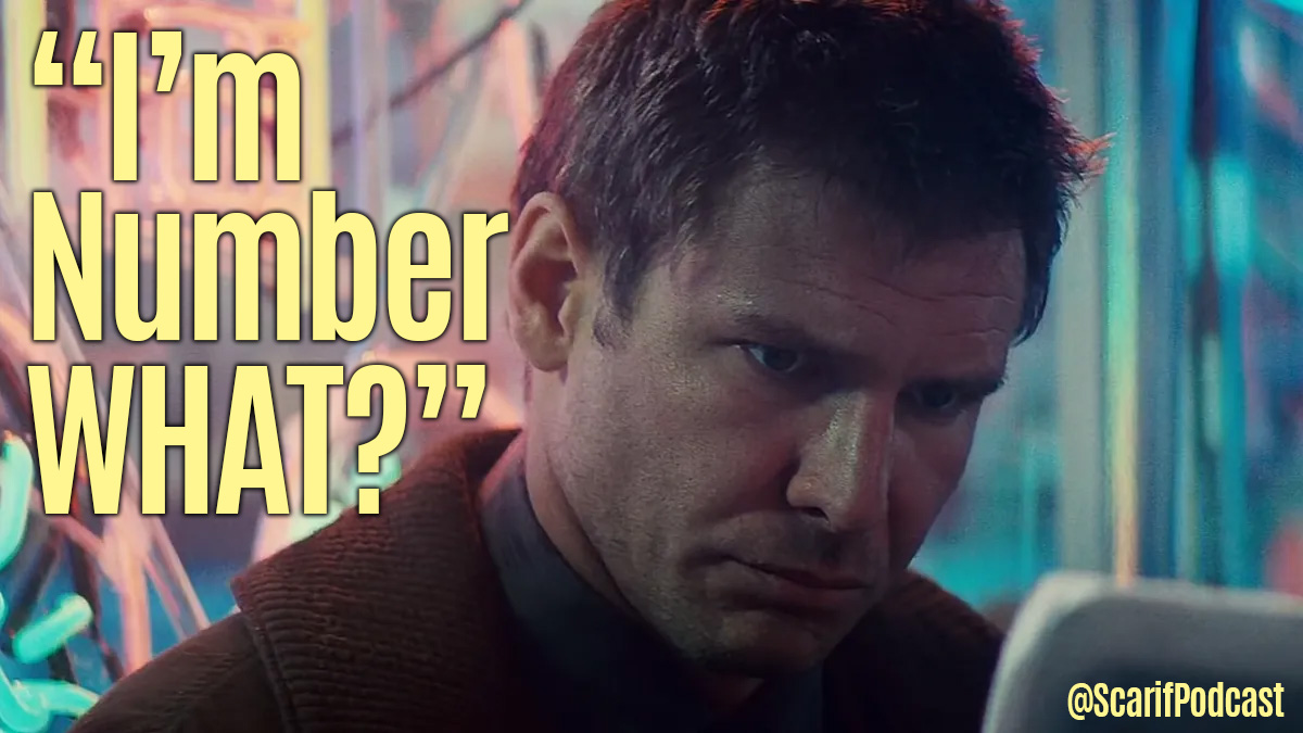 ScarifPodcast's tweet photo. Today's EP174 had #Bladeruner at opposite ends of the list in #Top5SciFi soundtracks between Ro and Jessi's picks. Where would you list this Harrison Ford classic on your Top5 list? Listen to @Jester_NeNe and Ro hash out their soundtracks on today's drop! #Red5Family https://t.co/5teh4p4bgh