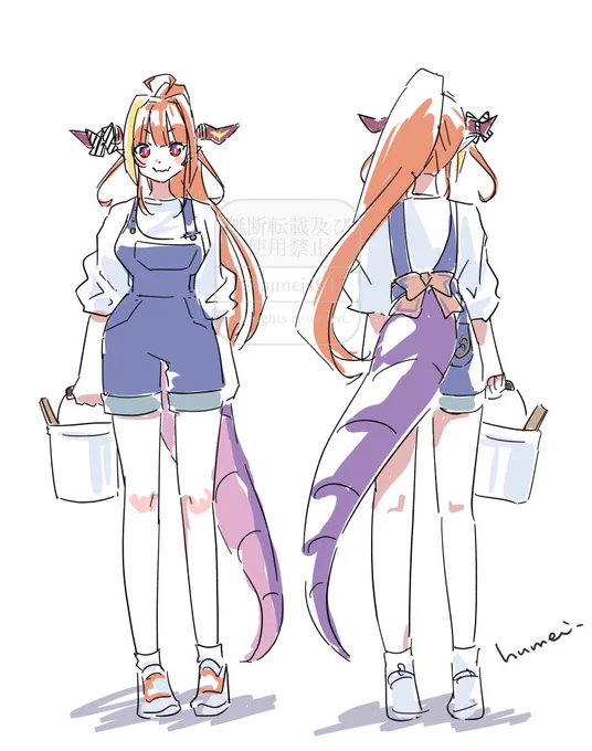 こんなお洋服着てもらってました初めて尻尾を出すパーツを意識したかもしれない 