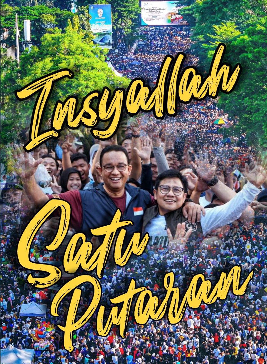 Yang setuju AMIN Menang Satu Putaran
silakan 🔄 ❤️ ✍️