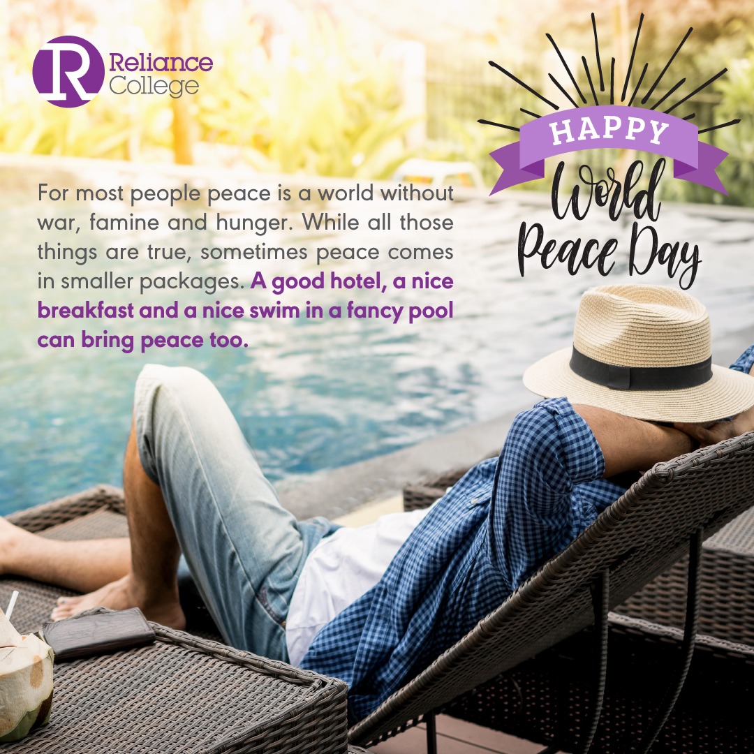 reliancemy's tweet photo. Peace can be found in the most
unexpected places as long as peacemakers are nurtured. Through hospitality, the simplest road to peace can be found. As hospitality is an invitation extended, an invitation to live, laugh and find joy.

#myREC #REC #RelianceCollege #BACE #RelianceMY https://t.co/90se5ECCgM