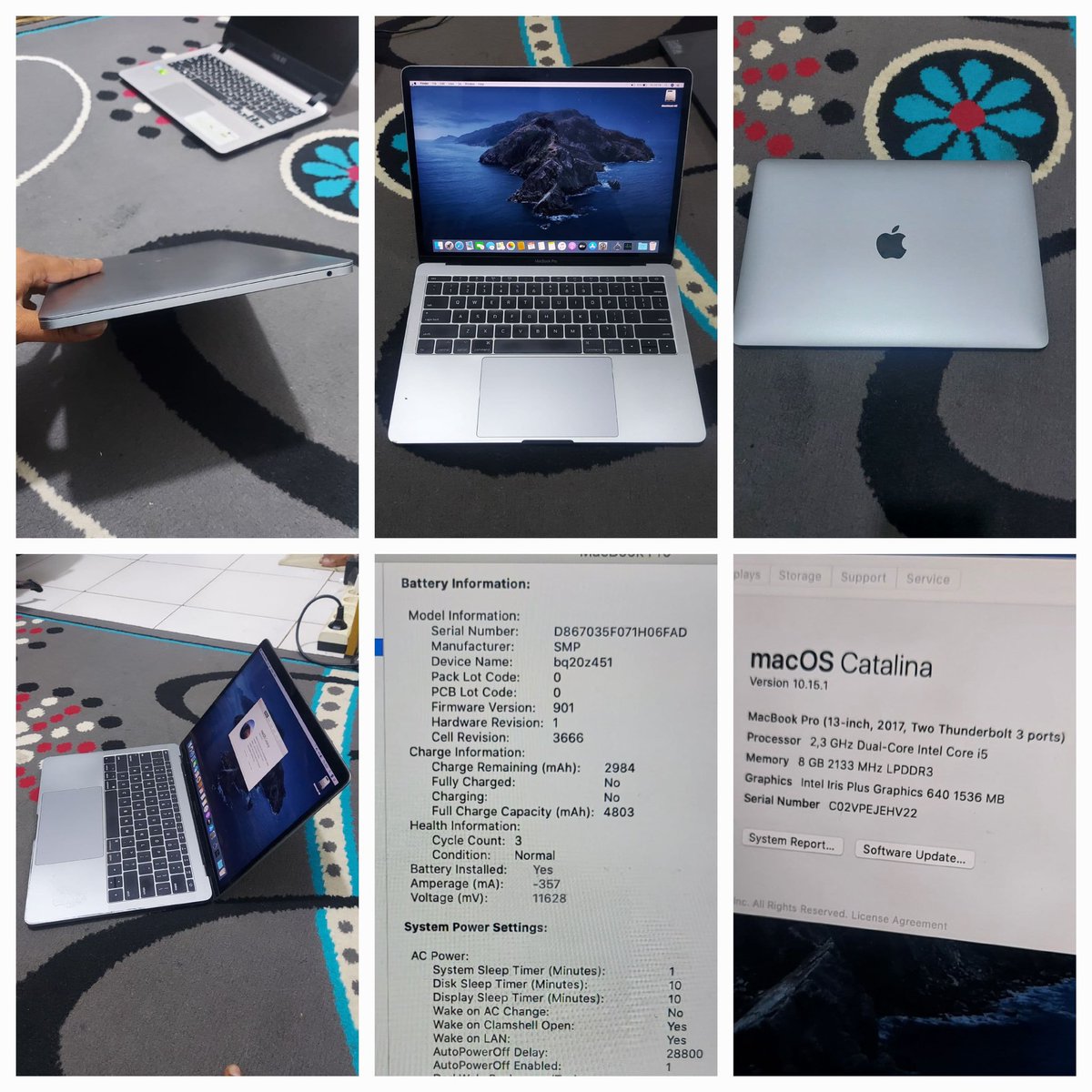 bodskyy's tweet image. WTS : macbook pro 2017
Spefifikasi terlampir.
Barang mulus sangat.

Harga : 7.2 nego tipis
Via tokped boleh

#macbookmurah
#macbooksecond