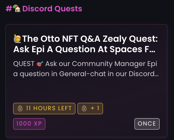 OtterClam's tweet photo. Want to snag the title of "Best Question" during The Otto #NFT Weekly Spaces and WIN a #FireFlyForest themed chest? π
Conquer the #Zealy Quest and get your question answered by @Epicurus33 today at 1PM UTC! π²π
https://t.co/KIJKWBRFJU https://t.co/1C45RWE299