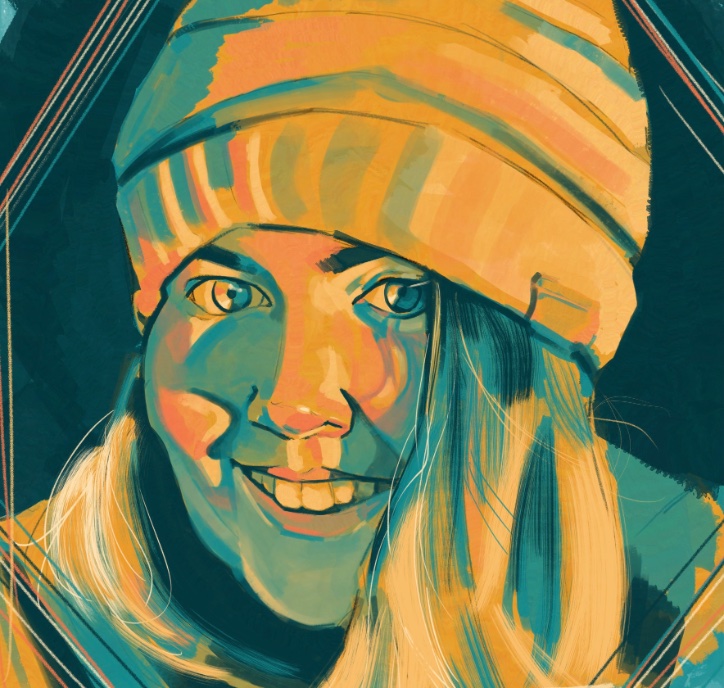 eltonhours's tweet photo. It’s me! 

Self portrait from august. 😊 https://t.co/IUcl8YVgaP