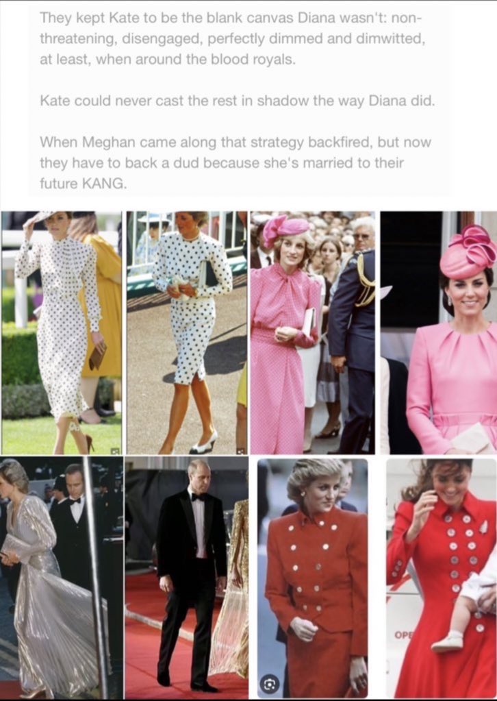 letubana's tweet photo. @Lg2022Lg5 @_IncaDove_ How Kate dressed before #MeghansInfluence https://t.co/44H75dfDjv