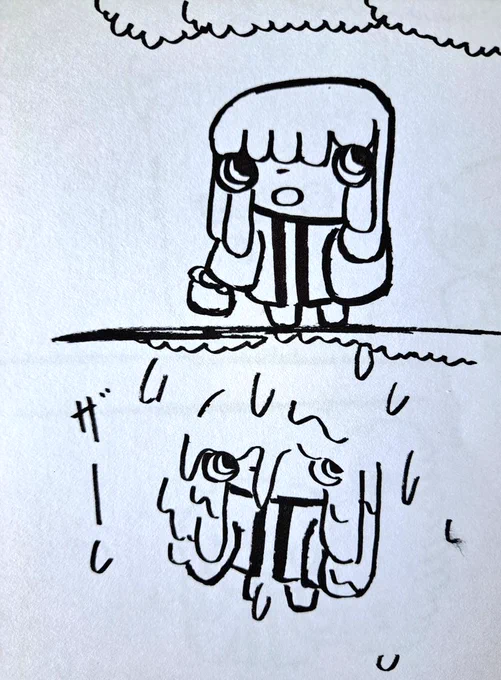 かなり手抜きです♪

雨が降っても濡れても自分の温度を上げてかわかせるよ!

#イラスト 