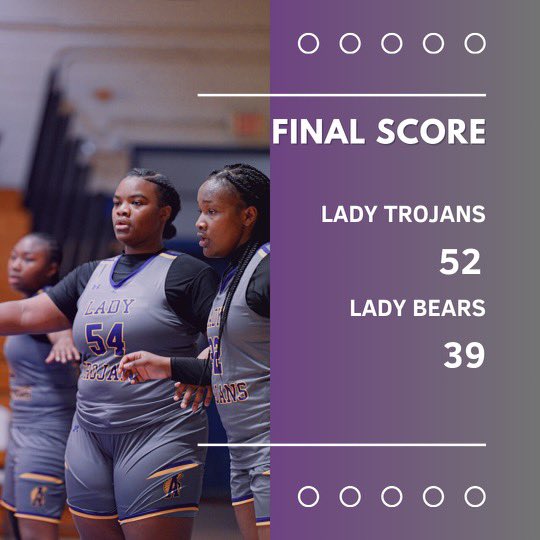 ASH_gbb's tweet photo. The Lady Trojans move to 2-0 on the road in a hostile environment tonight! Congrats Ladies!!
Thamerin B. 26 pts 4 reb 5 ast
Brea W. 13 pts 17 reb
Nyla S. 10 pts 5 reb. https://t.co/DqzpKbqTjd