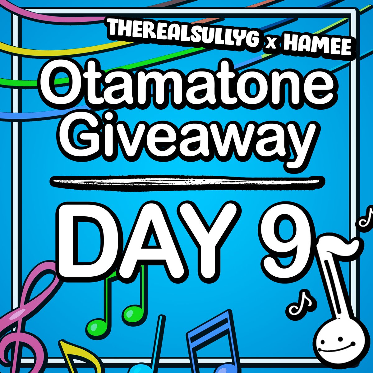TheRealSullyG's tweet photo. Otamatone Giveaway Day 9: It is your second to last chance to win a free Otamatone! All you have to do is

1. Make sure you're following @hamee_us and @TheRealSullyG 
2. Retweet this tweet

Good luck, and I'll see you back here tomorrow for the final giveaway! https://t.co/eQ51gJEbPH