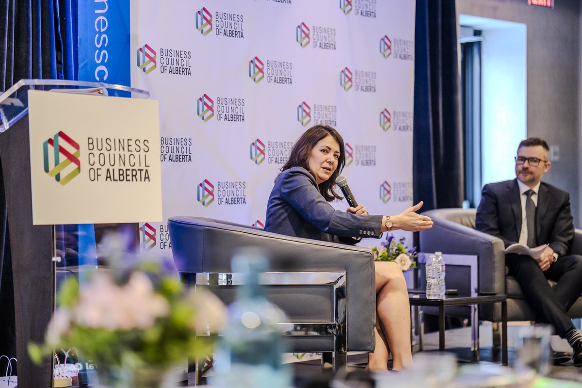 Thank you to Premier <a href="/ABDanielleSmith/">Danielle Smith</a> for speaking with Council members today about housing, health care, building a strong economy, and how business and government can work together to build a thriving society. #AlbertaBETTER