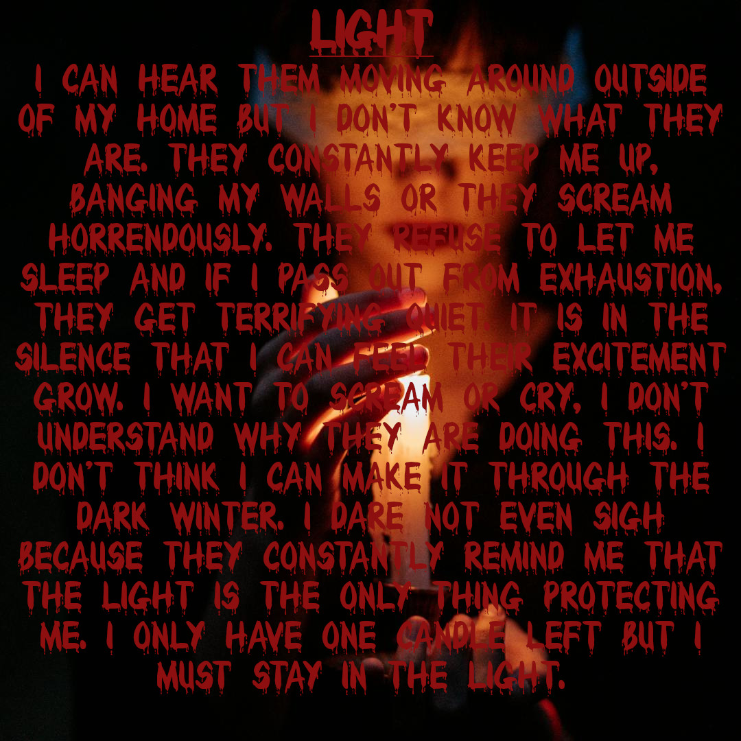 #horrorprompt #writer #horrorstory #HorrorArt #horror #creepy #creepypasta #originalcharacter #originalstory #monster #danger #experiment #scary #scarystories #cursed #horrorcreep #horrorcreator #horrorstory #horrorwriting #horrorwriter #Horrorfam #HorrorCommunity 
By: I.M. Draco