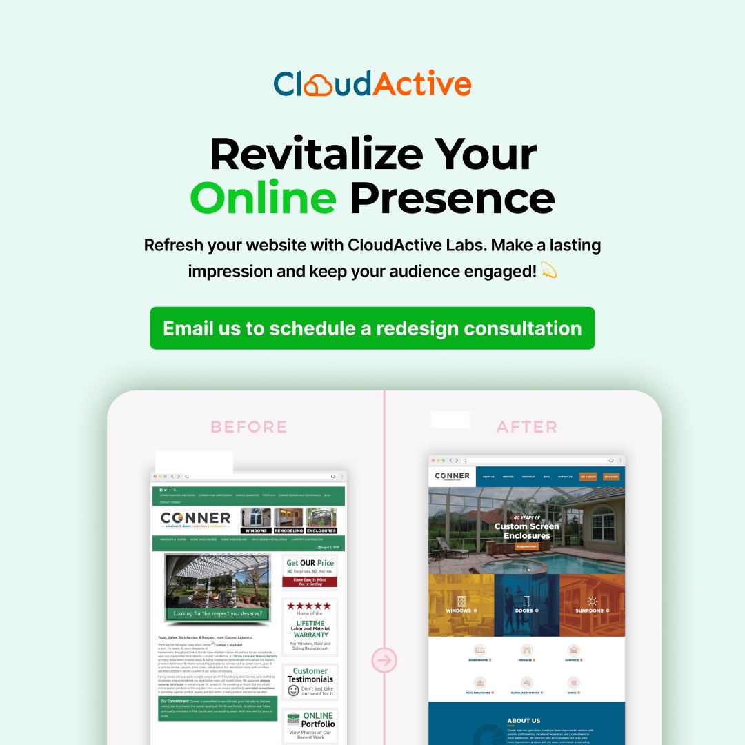 CloudActiveLabs's tweet image. 🚀Renew Your Digital Impact 🔄💫 
Revive your website with CloudActive Labs. Leave a lasting mark and keep your audience captivated!💫
cloudactivelabs.com
#OnlinePresence #WebsiteRevitalization #DigitalImpression #Cloudactivelabs #Cloudactivelab #India #WebDevelopment