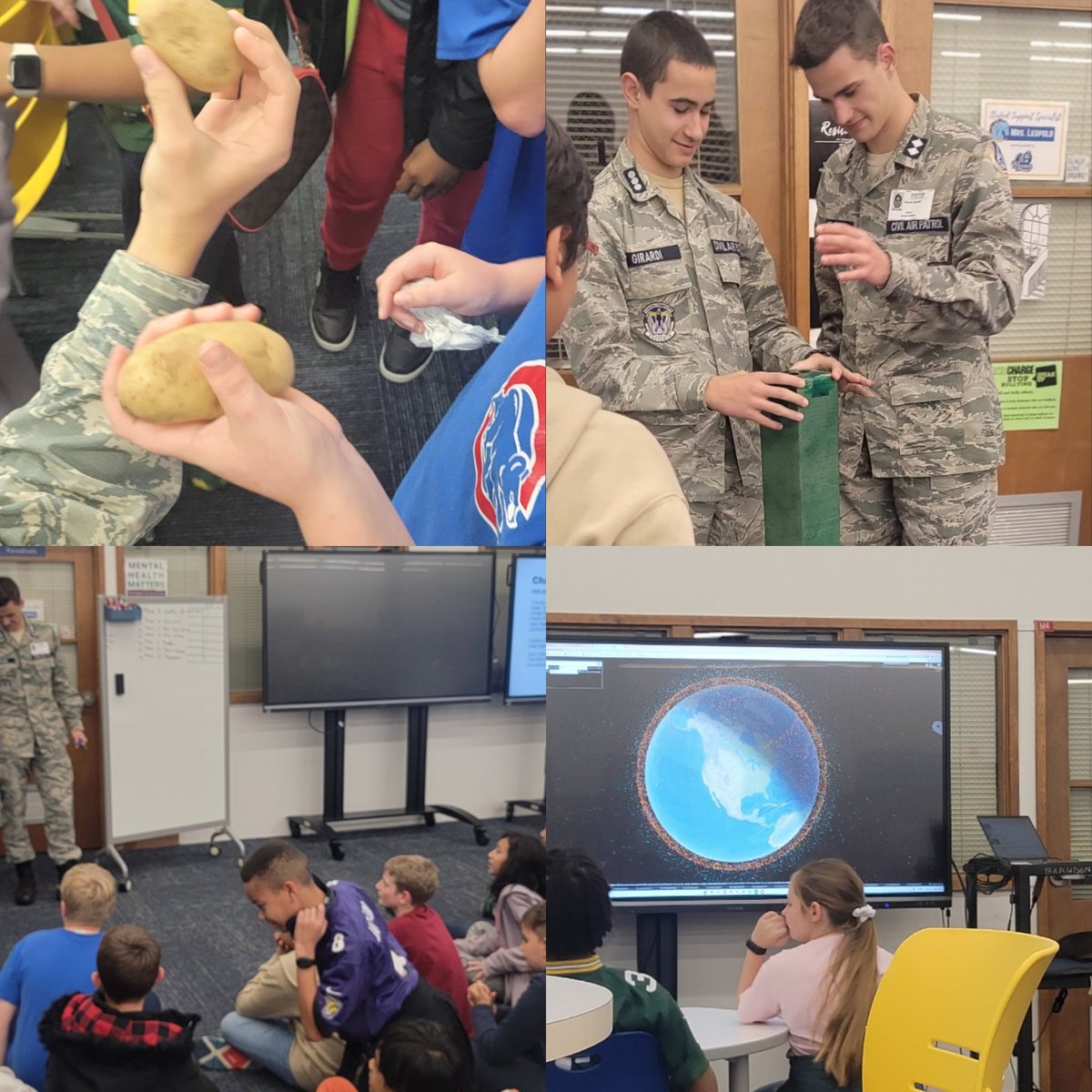 Jennifer Baxter (@j3baxter) on Twitter photo Our Aerospace Club enjoyed learning the progression of spacesuits and completing the potato spacesuit challenge, survival on the moon, & invstgd real-time space junk & satellite tracking. Left them curious about $100k NASA tool bag lost this month @vawgcap <a href="/ChargersBMS/">Brandon Middle School</a> Our Aerospace Club enjoyed learning the progression of spacesuits and completing the potato spacesuit challenge, survival on the moon, & invstgd real-time space junk & satellite tracking. Left them curious about $100k NASA tool bag lost this month @vawgcap <a href="/ChargersBMS/">Brandon Middle School</a>