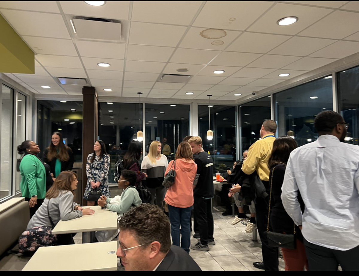 HTF394's tweet image. We celebrated the McDonald's Give Back Night on Wednesday, November 15, 2023 at the Lubeznik Family McDonalds Location (7420 Kennedy Ave, Hammond).  Ten percent of the proceeds earned that evening will be given to Scott Middle School.