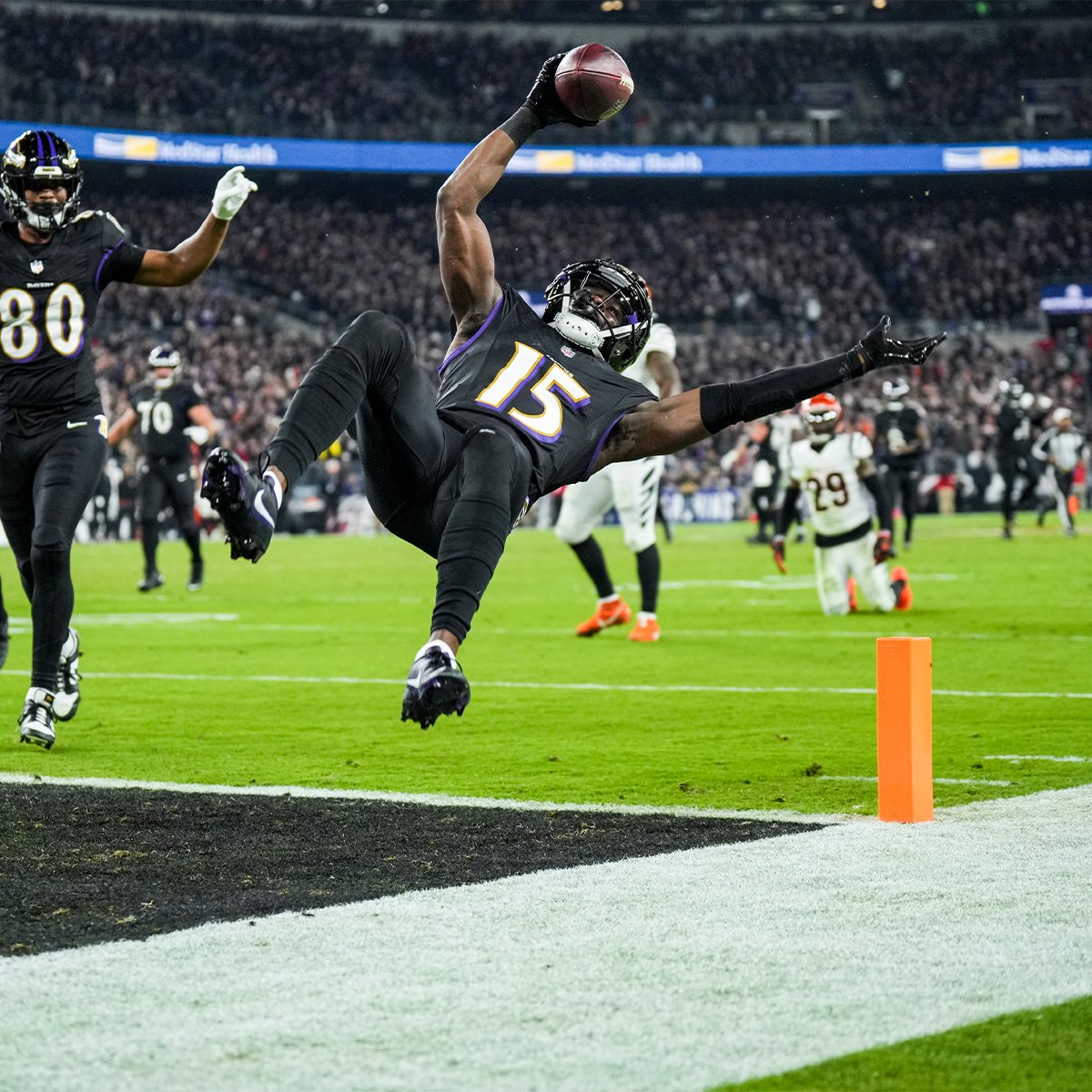 A flippin good first half for the <a href="/Ravens/">Baltimore Ravens</a>. #CINvsBAL