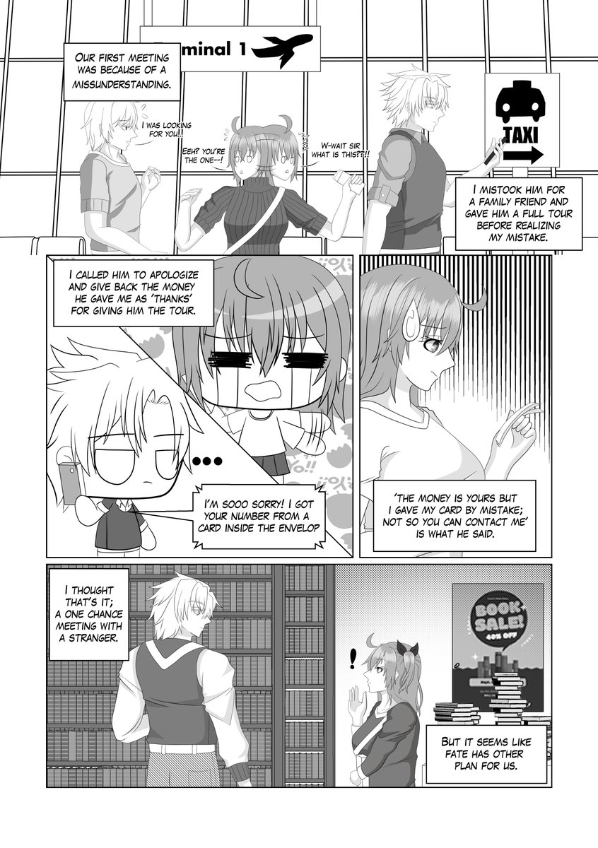 SasoNeko's tweet photo. AU of DayGuda story that me and my friend made loong ago when LB7 start (Blame my friend who got smitten by Daybit back then lol)
A Modern AU with a twist https://t.co/M5OEAF8sKL