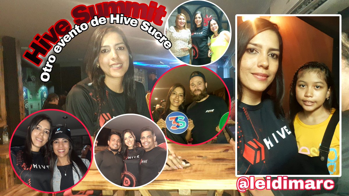leidimar011319's tweet photo. Los amigos de @HiveSucre
don los mejores organizando eventos y el #hivesummit estuvo genial. En este #video en @3speaktv
les cuento mi experiencia.
#hivesucre #friends
https://t.co/UJ3cpI5LSk https://t.co/ZtQIczqNdW