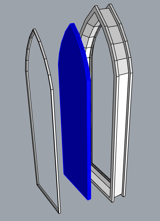 qiilaan's tweet photo. Im gonna post bits of this world as i get it done. I fixed up a gothic windowframe and the grid sculpture. https://t.co/i4z0GexWXj