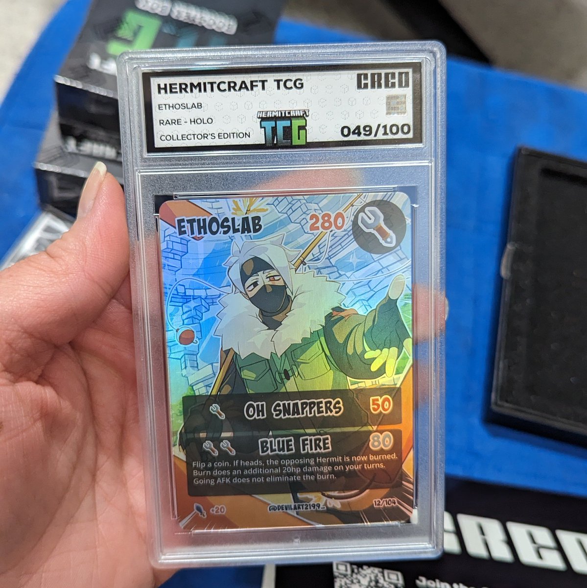 KelticAngel16's tweet photo. Our two booster pack orders arrived before the actual two starter decks? But we're excited for what we got so far
- collector's @EthoLP
- shiny rare @hypnotizd_ and @cubfan135
- rare TFC, @joehills, and Cub

Huge thanks to @VintageBeefLP , artists, and @creocards 💜 https://t.co/SMJ9idK6HF