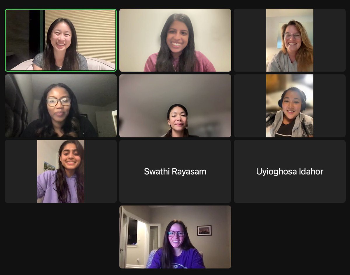 First meeting of the WIA Resident and Fellow Component!! So great to have ladies from all over the country and internationally at every level from MS4 to fellow (+ strong IMG representation as well)! Excited for this next phase of @womenMDinanesth to grow 💜