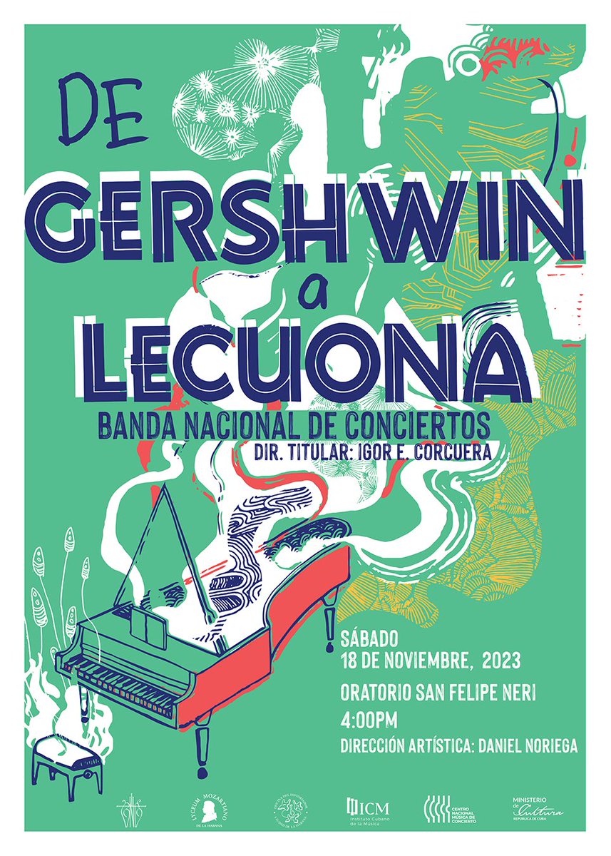 El próximo sábado les tenemos preparado un programa especial en la bella sala del Oratorio San Felipe Neri. "De Gershwin a Lecuona" será un recorrido por las obras emblemáticas de estos dos compositores donde el piano y el canto serán protagonistas. Tendremos invitados de lujo!